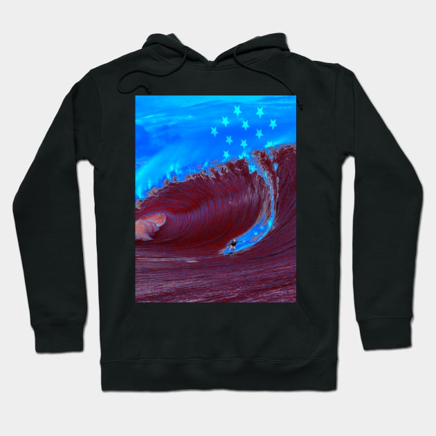 Surf USA Hoodie by KZK101